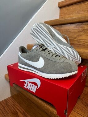 Nike Women’s Cortez Suede Sneakers - Green/White